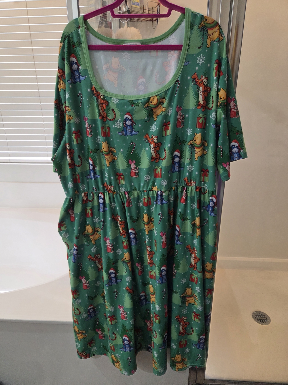 Disney Winnie The PoohGreen Holiday Character Dress